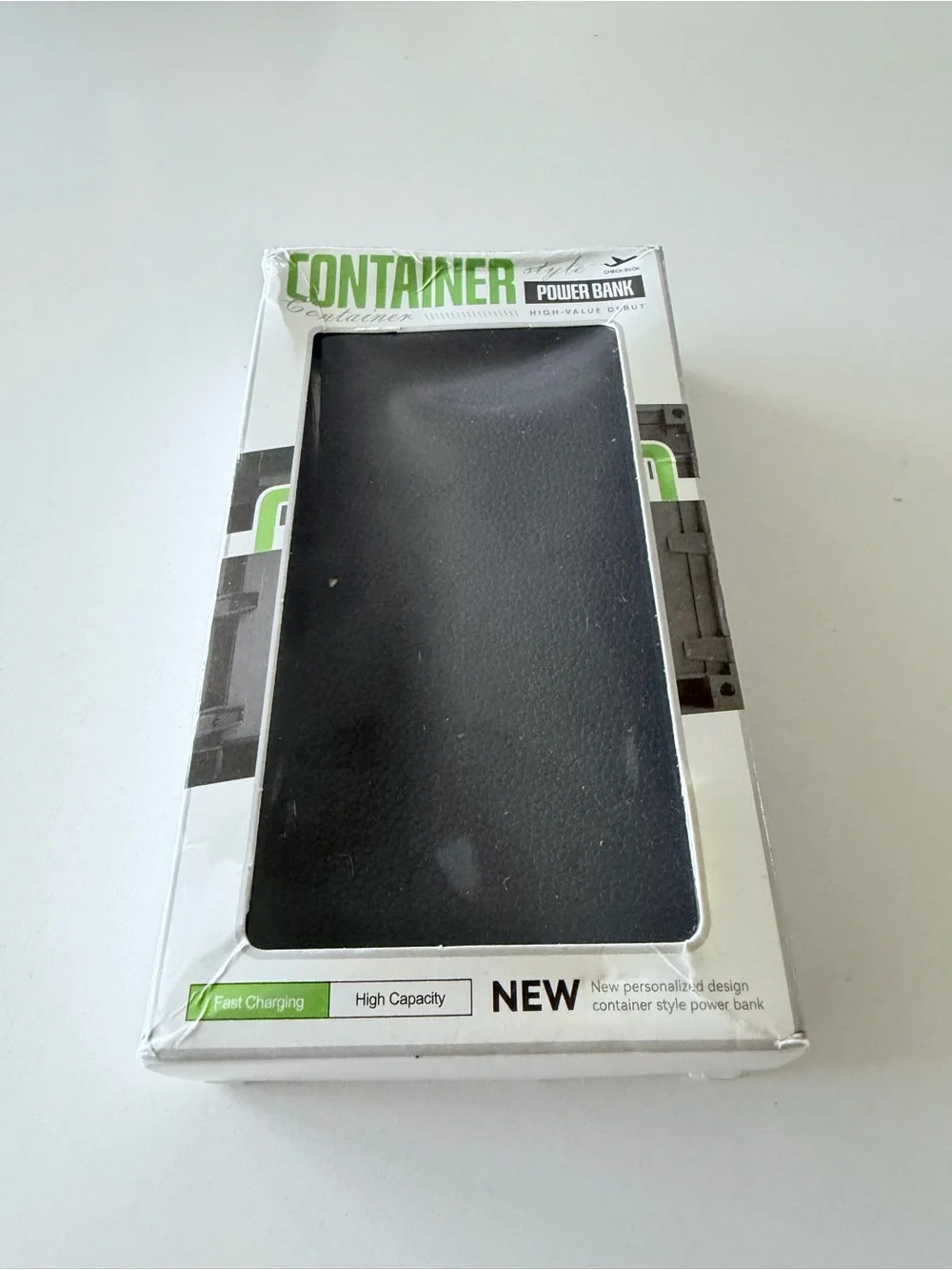 Container Power Bank - Black Portable Charger